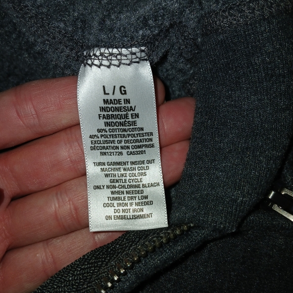 Aeropostale, womens large, dark gray hoodie. - Picture 6 of 6